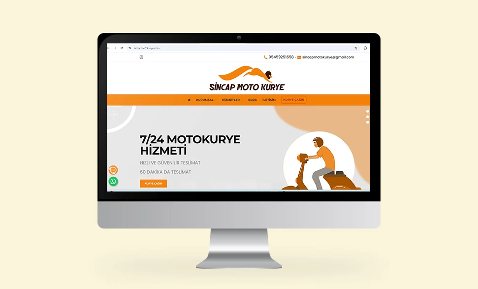 Sincap Motokurye Web Sitesi