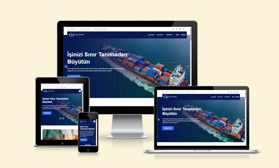 Maxi Gümrük Web Sitesi