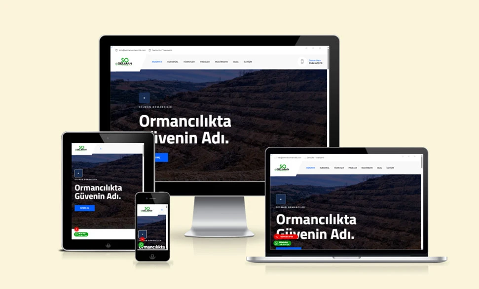 Selman Ormancılık Web Sitesi