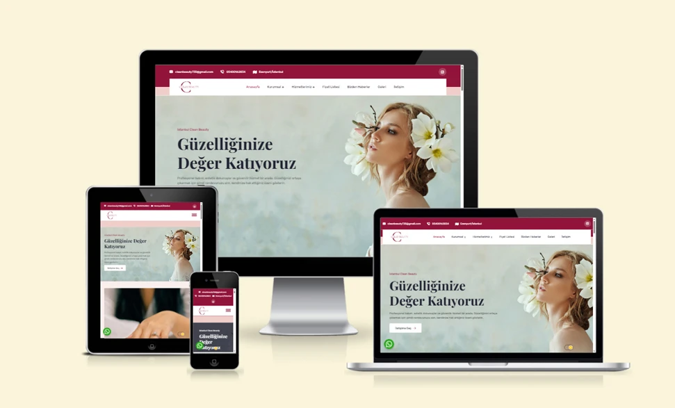 İstanbul Clean Beauty Web Sitesi